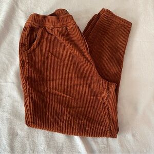 Toad&Co Del Rey pull on  Rust Corduroy Pants